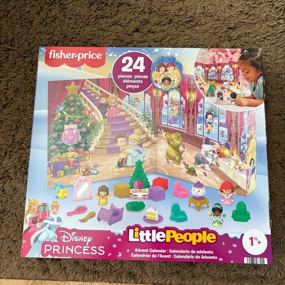 Fisher-Price Disney Princess Little People Advent Calendar 2025 NEW Christmas - Picture 2 of 3